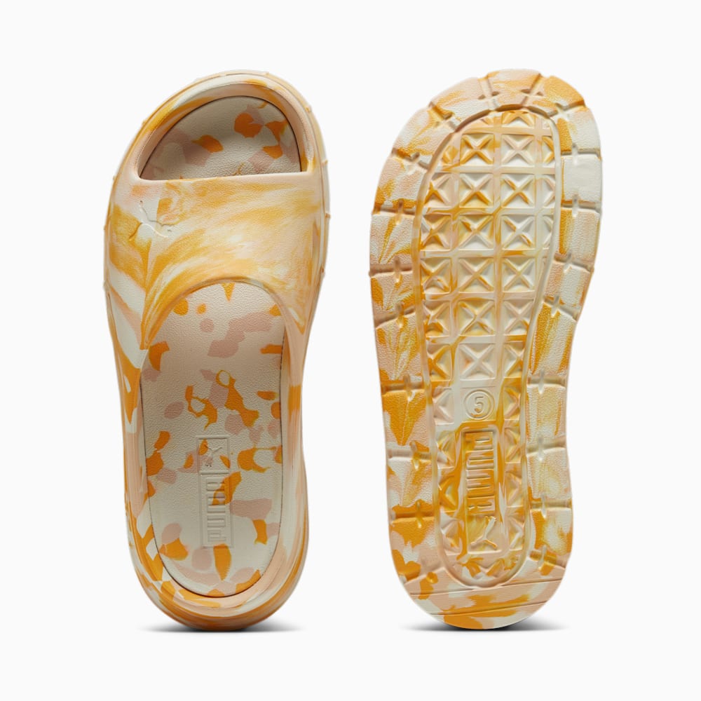 Puma Mayze Stack Injex Marble Slides - Clementine-Peach Fizz-Sugared Almond