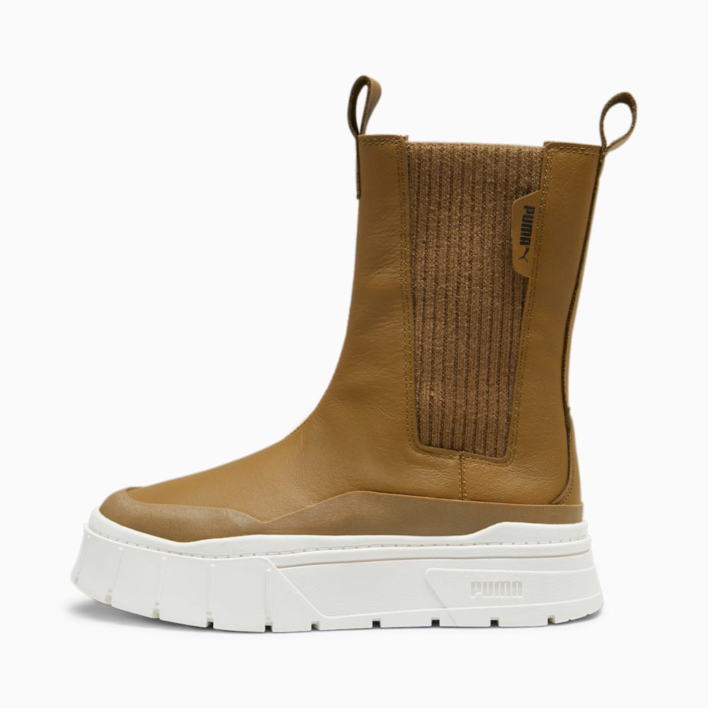 Puma Mayze Stack Chelsea Winter Boots - Chocolate Chip