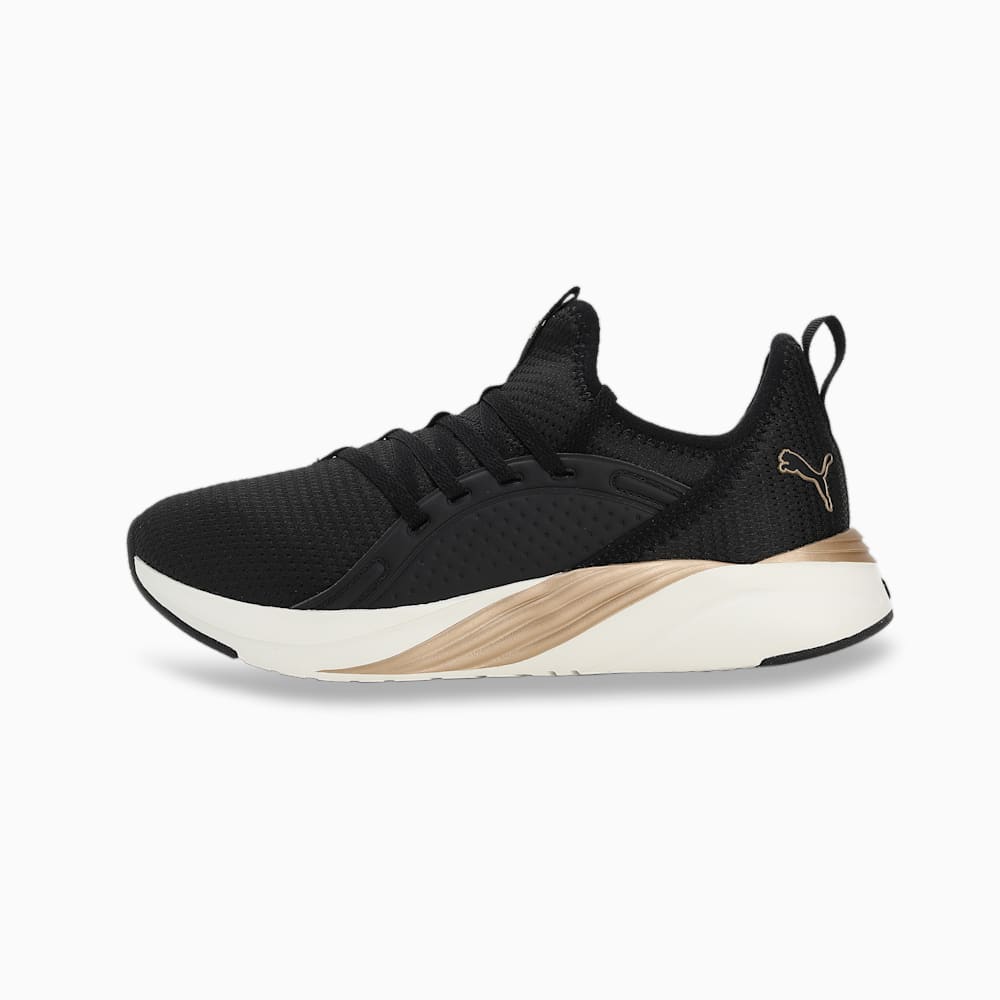 Puma Softride Sophia 2 Running Shoes - Black-Gold-Warm White