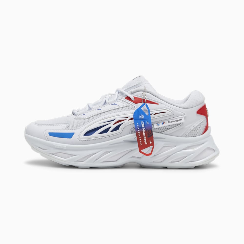 Puma BMW M Motorsport Exotek NITRO? Sneakers - Silver Mist-Pop Red-Cool Cobalt