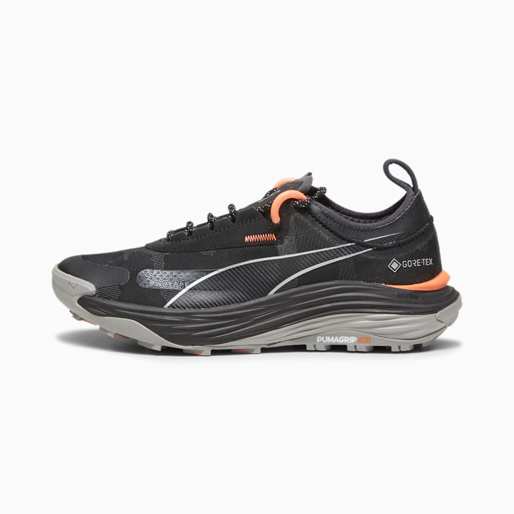 Puma SEASONS Voyage NITRO? 3 GORE-TEX Trail Running Shoes - Black-Neon Sun