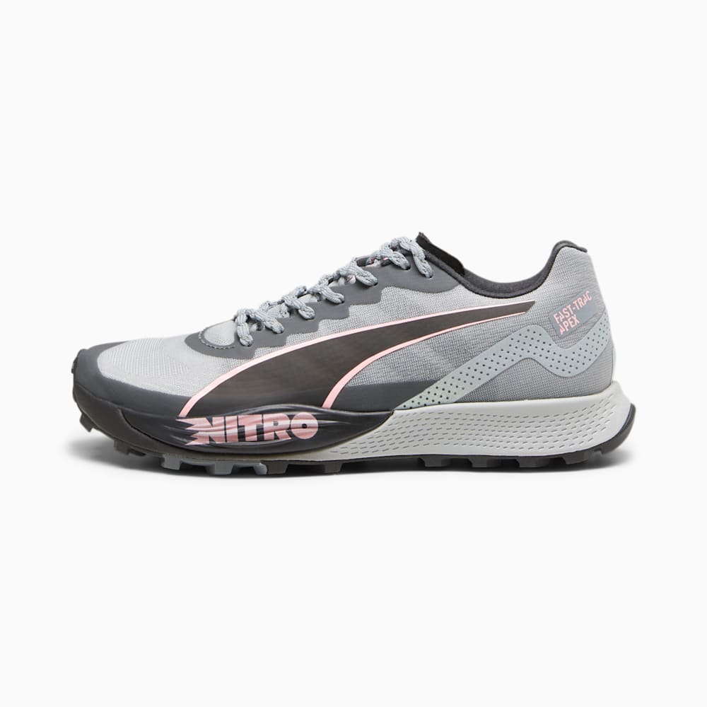 Puma SEASONS Fast-Trac Apex NITRO? Running Shoes - Koral Ice-Cool Mid Gray-Black