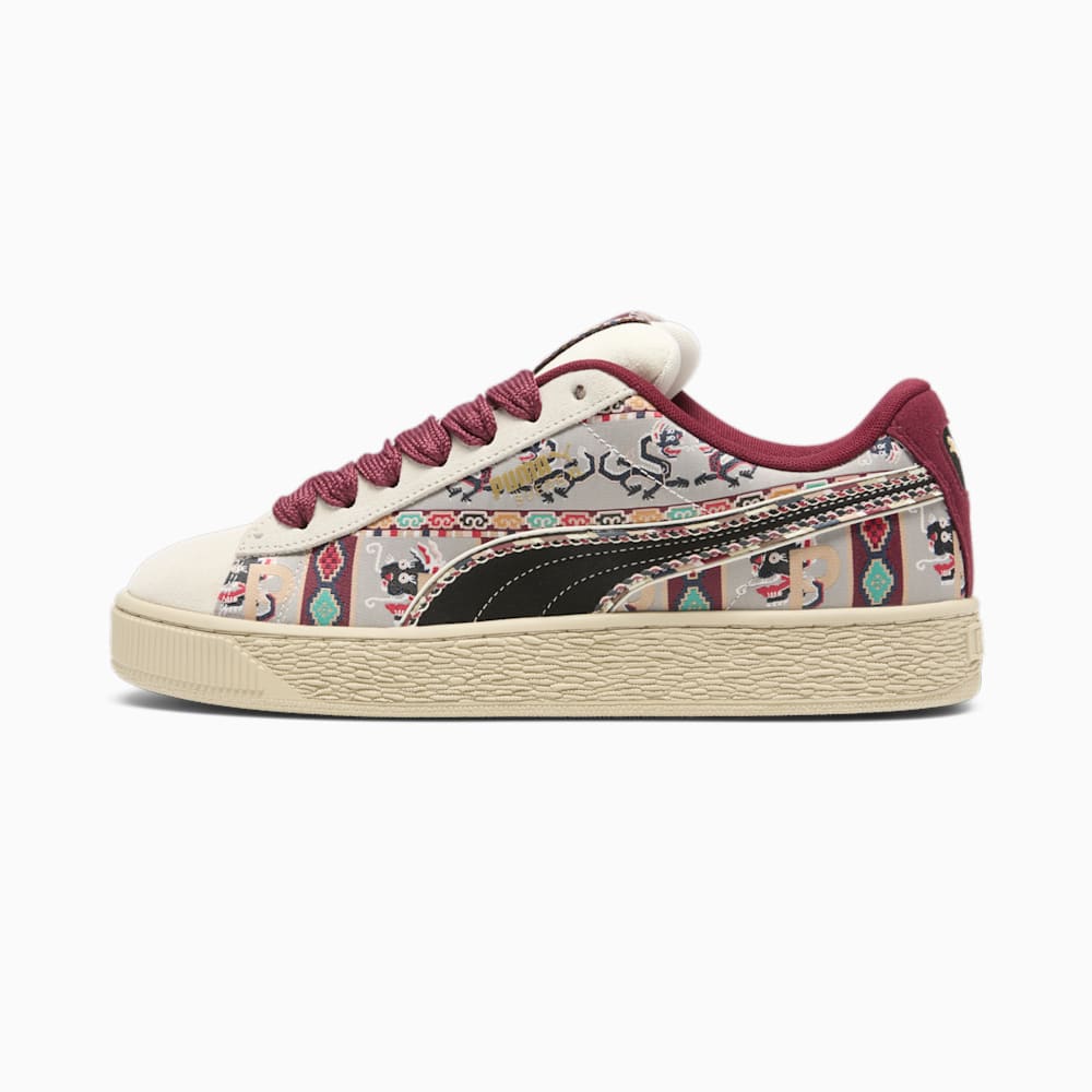 Puma Suede XL BZ - Warm White-Black-Team Regal Red-Putty