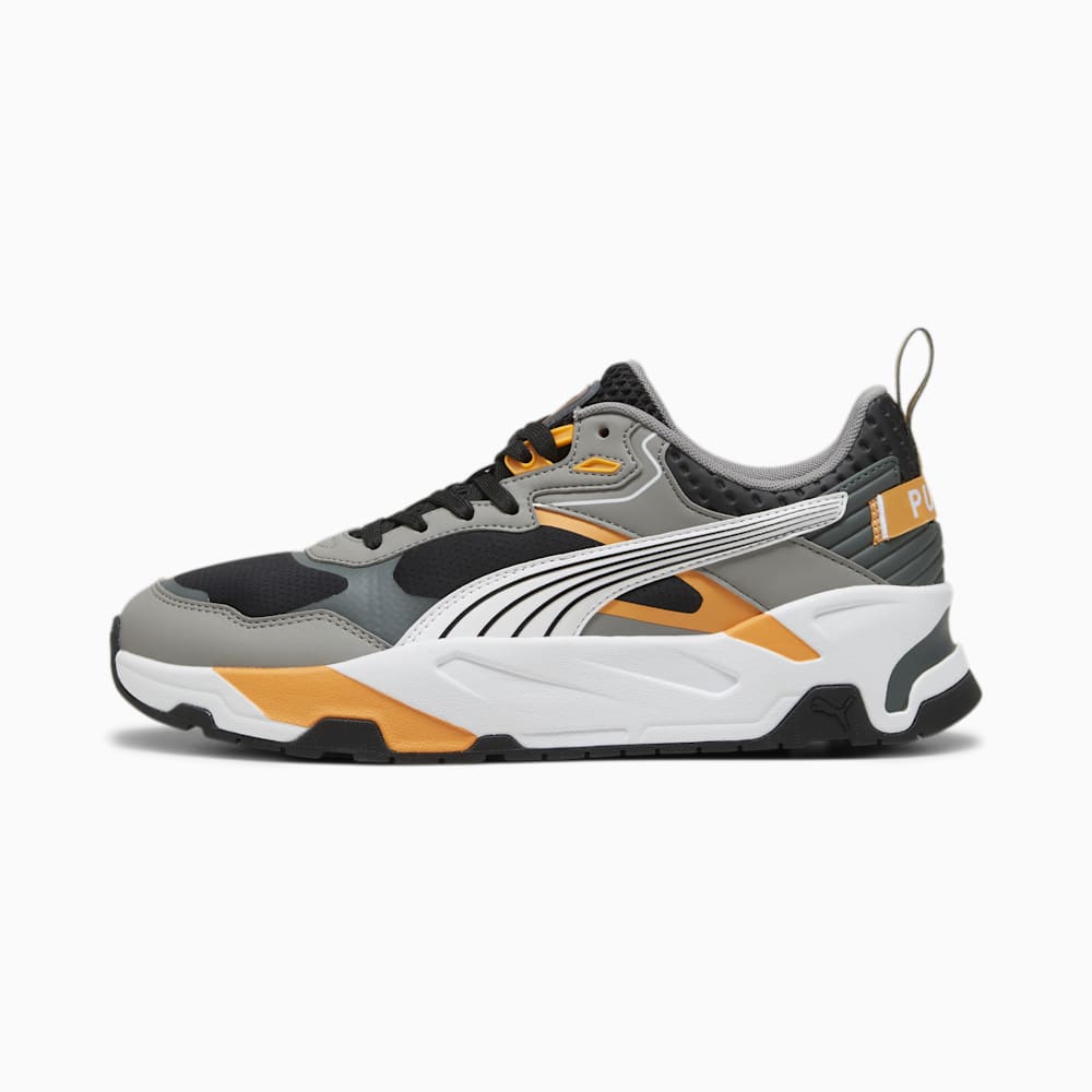 Puma Trinity Desert Road Sneakers - Black-White-Stormy Slate-Clementine