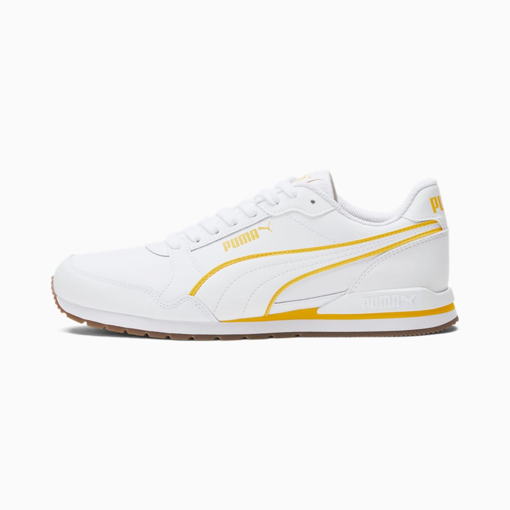 Puma ST Runner v3 Bold Sneaker - White-Tangerine