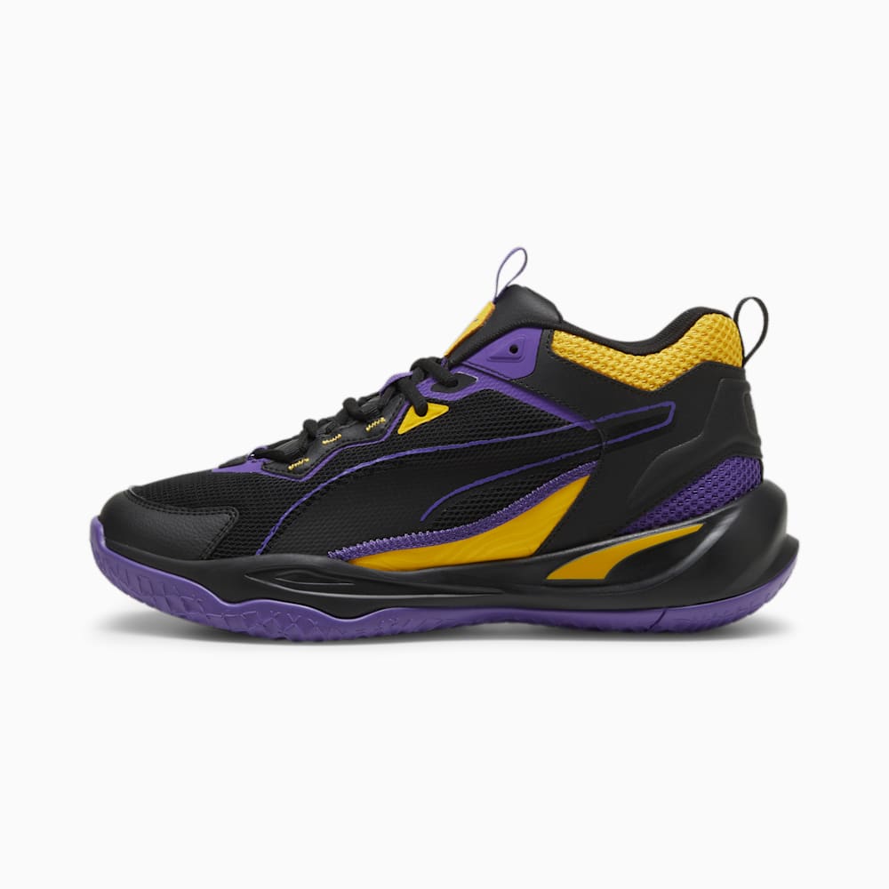 Puma Playmaker Sneakers - Black-Team Violet-Yellow Sizzle