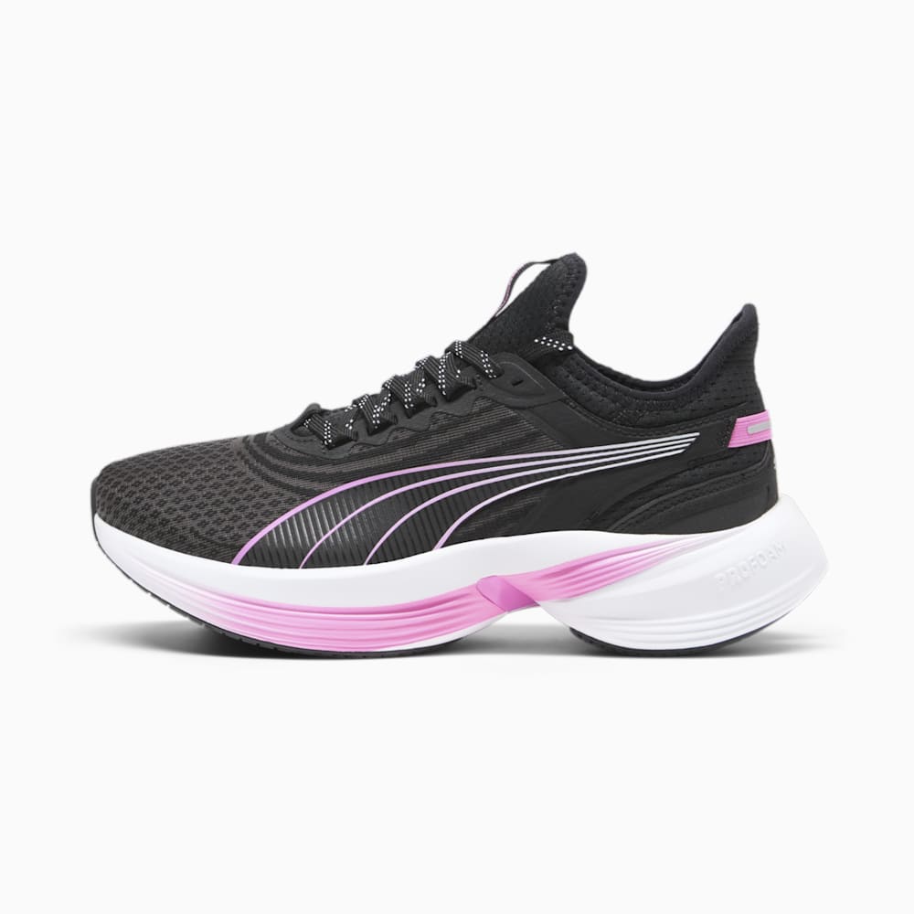 Puma Conduct Pro Running Shoe - Black-Poison Pink-Silver