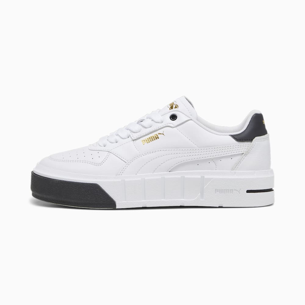 Puma Cali Court Leather Sneakers - White-Black