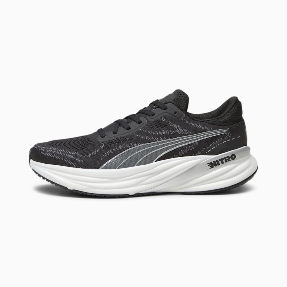 Puma Magnify NITRO? 2 Running Shoes - Black-White-Silver