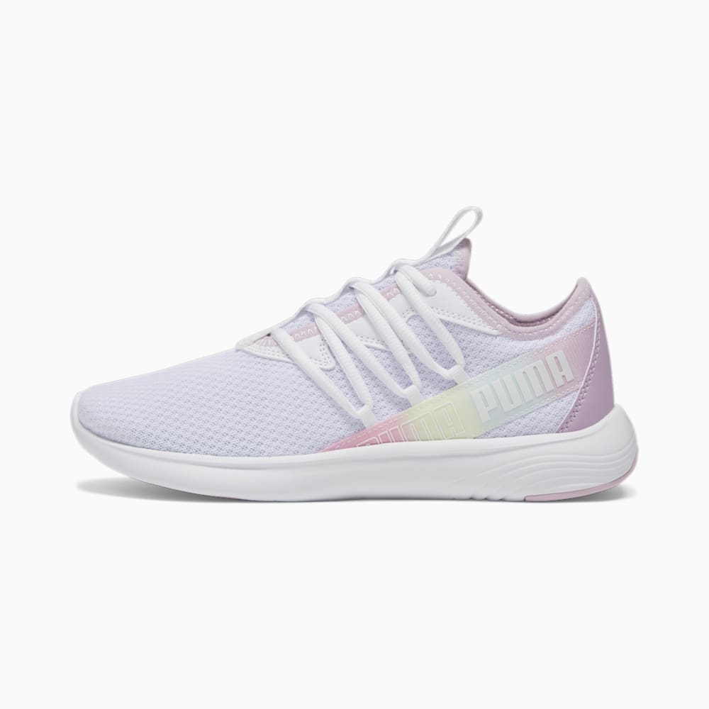 Puma Star Vital Stripe Running Shoe - White-Grape Mist