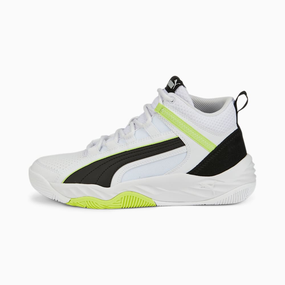 Puma Rebound Future Evo Core Sneakers - White-Black-Light Lime