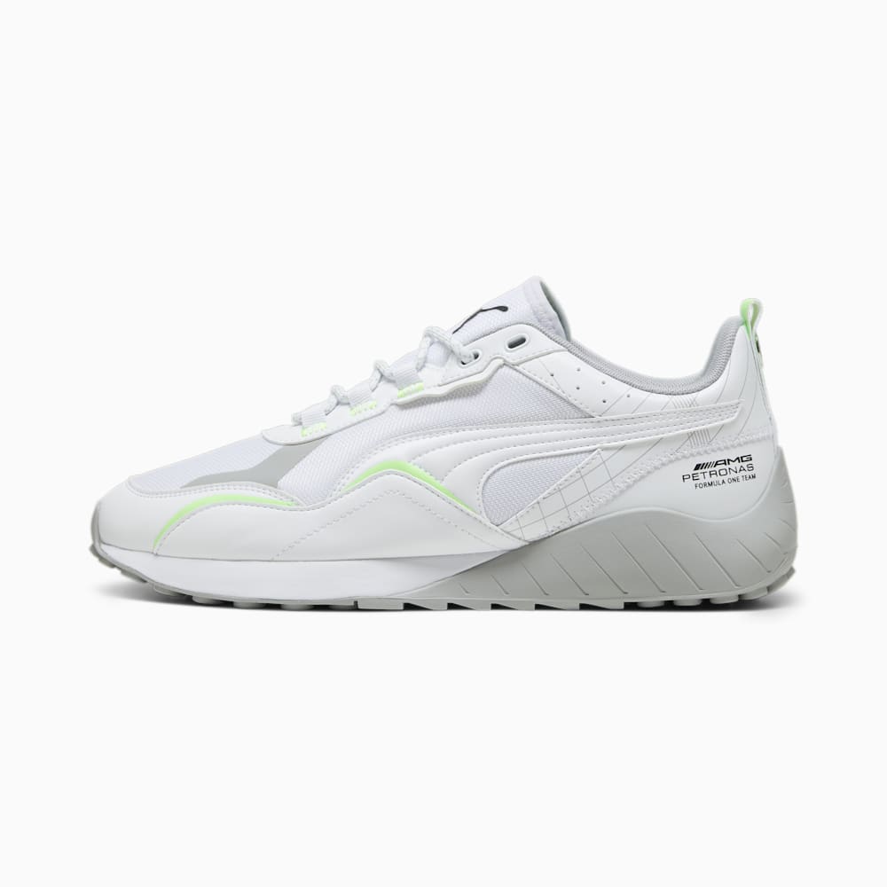 Puma Mercedes AMG-Petronas F1? SPEEDFUSION 2.0 Unisex Shoes - White-Fizzy Green