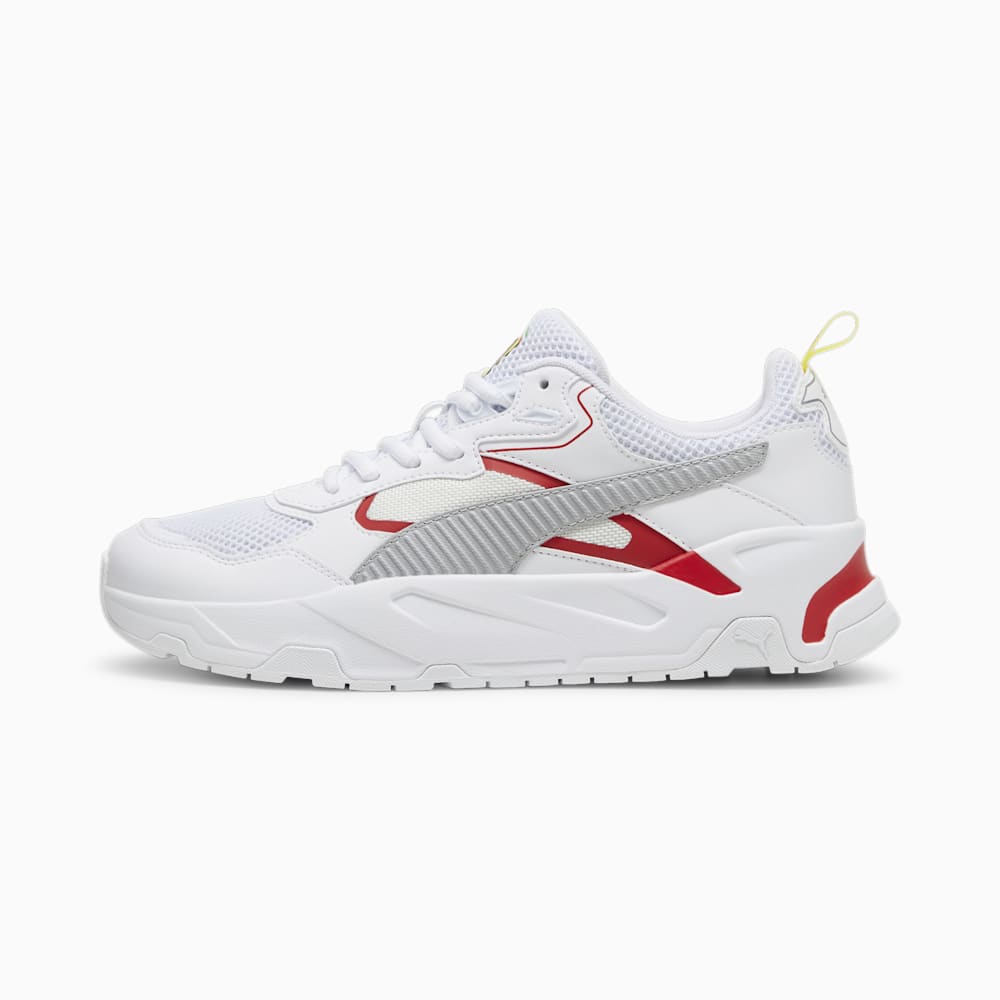 Puma Scuderia Ferrari Trinity Sneakers - White-Silver-Rosso Corsa