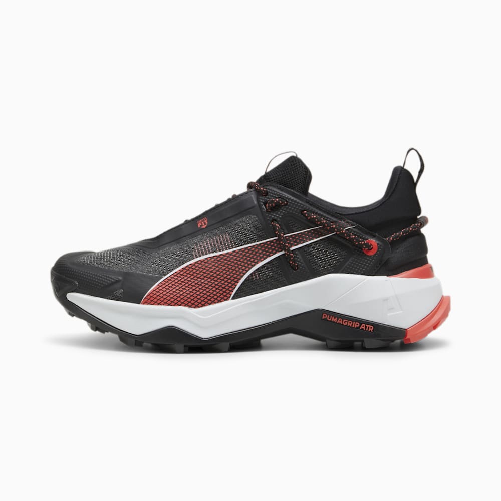 Puma SEASONS Explore NITRO? Hiking Shoes - Black-Active Red-Silver Mist