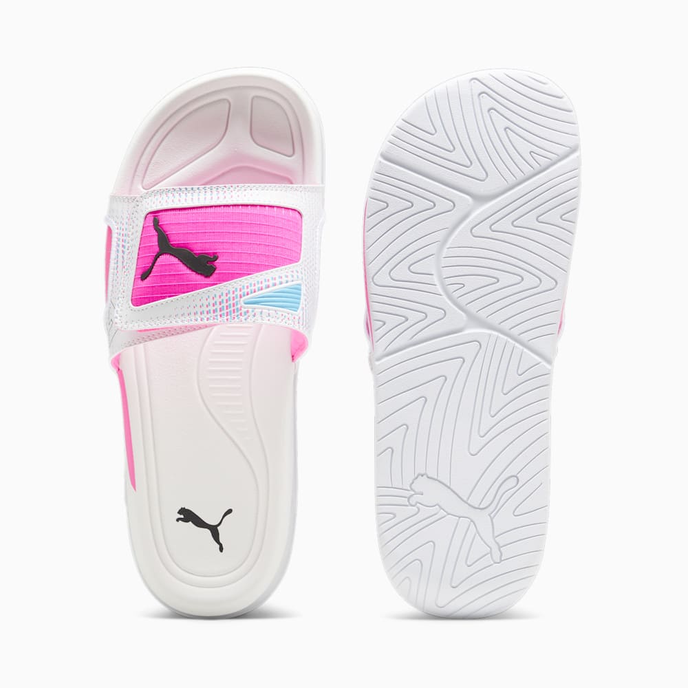 Puma Dream NITRO? Future Ultimate Slides - White-Poison Pink-Black