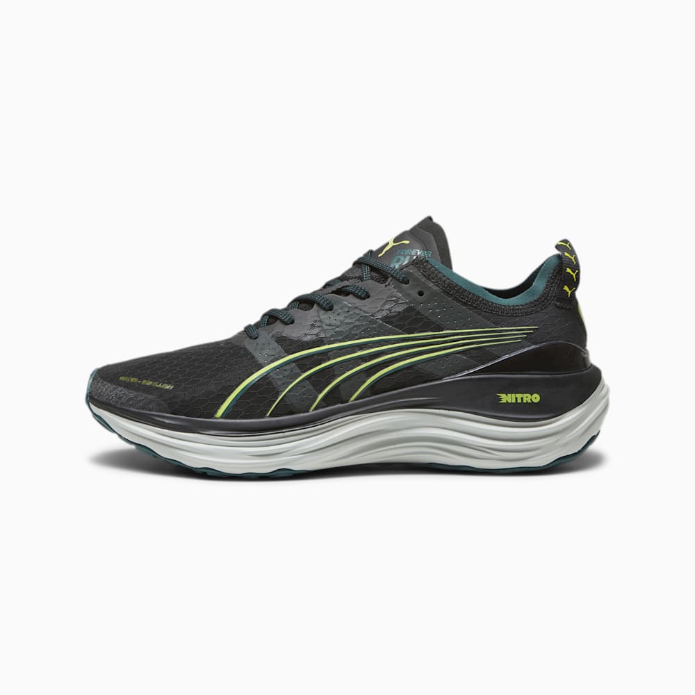 Puma ForeverRun NITRO? WTR Running Shoes - Black-Malachite-Yellow Burst