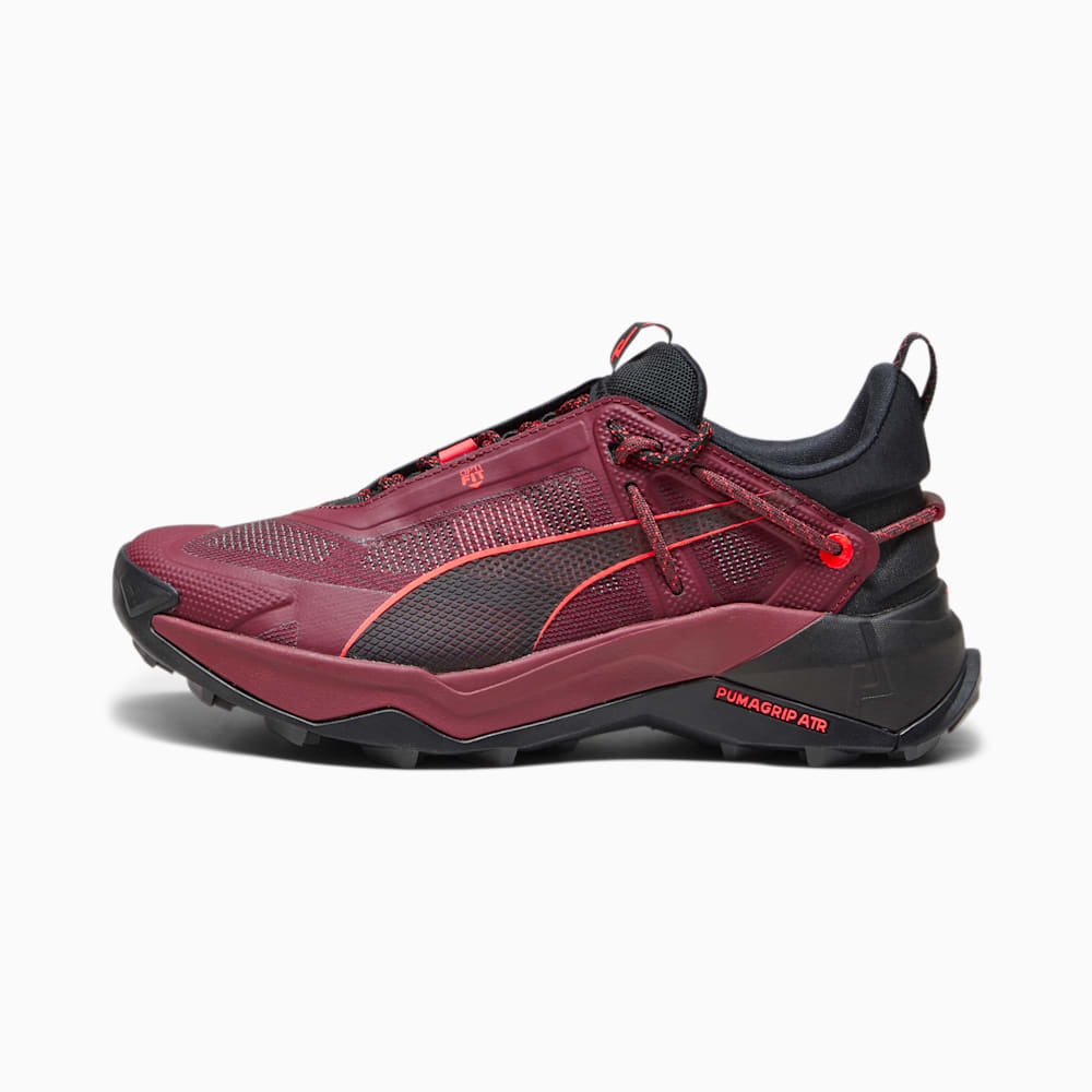 Puma SEASONS Explore NITRO? Hiking Shoes - Dark Jasper-Black-Fire Orchid