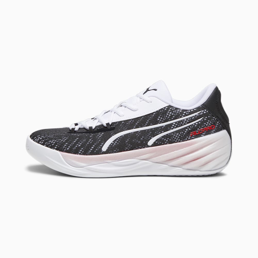 Puma All-Pro NITRO? Basketball Shoes - Black-White-Lime Squeeze