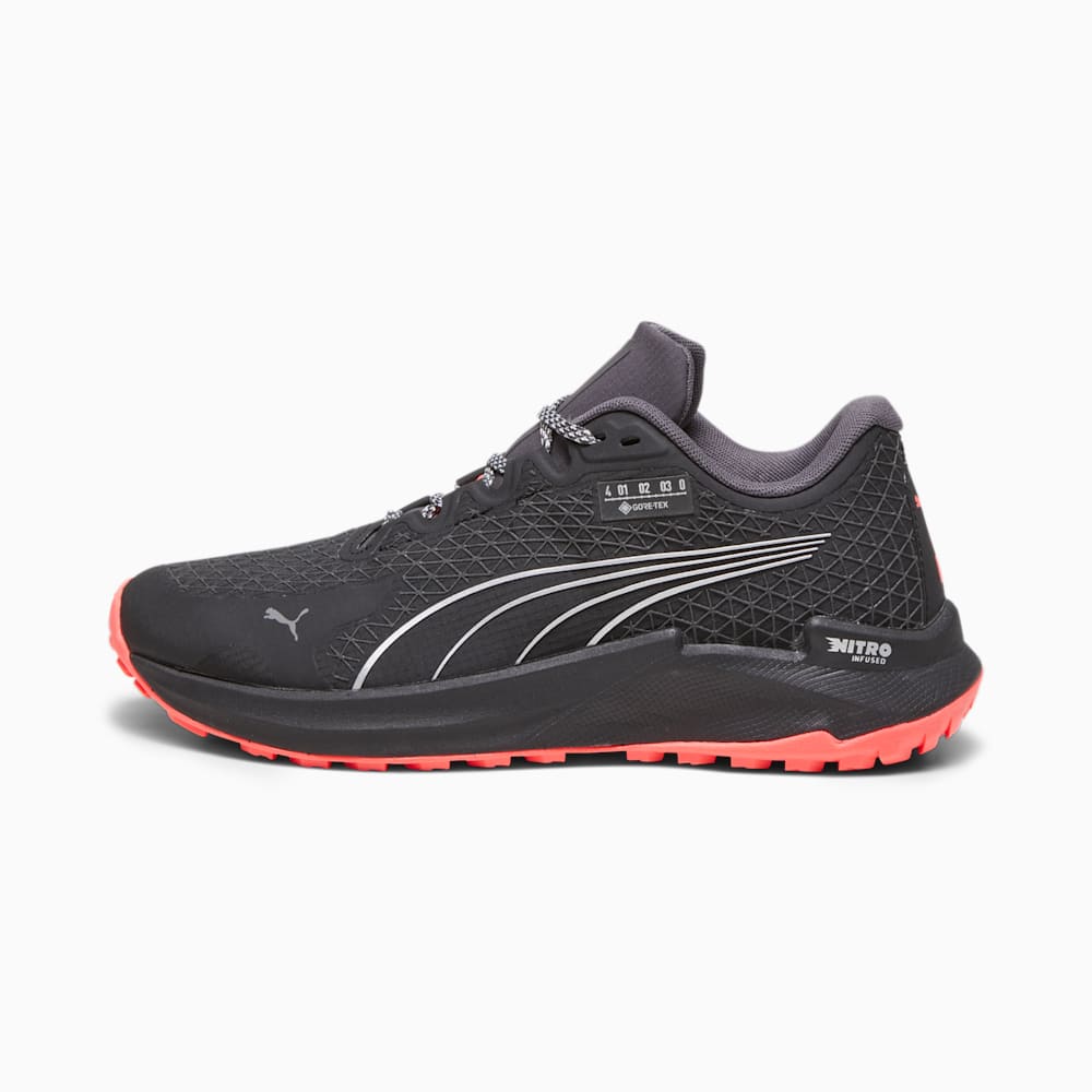 Puma SEASONS Fast-Trac NITRO? GORE-TEX? Running Shoes - Black-Fire Orchid