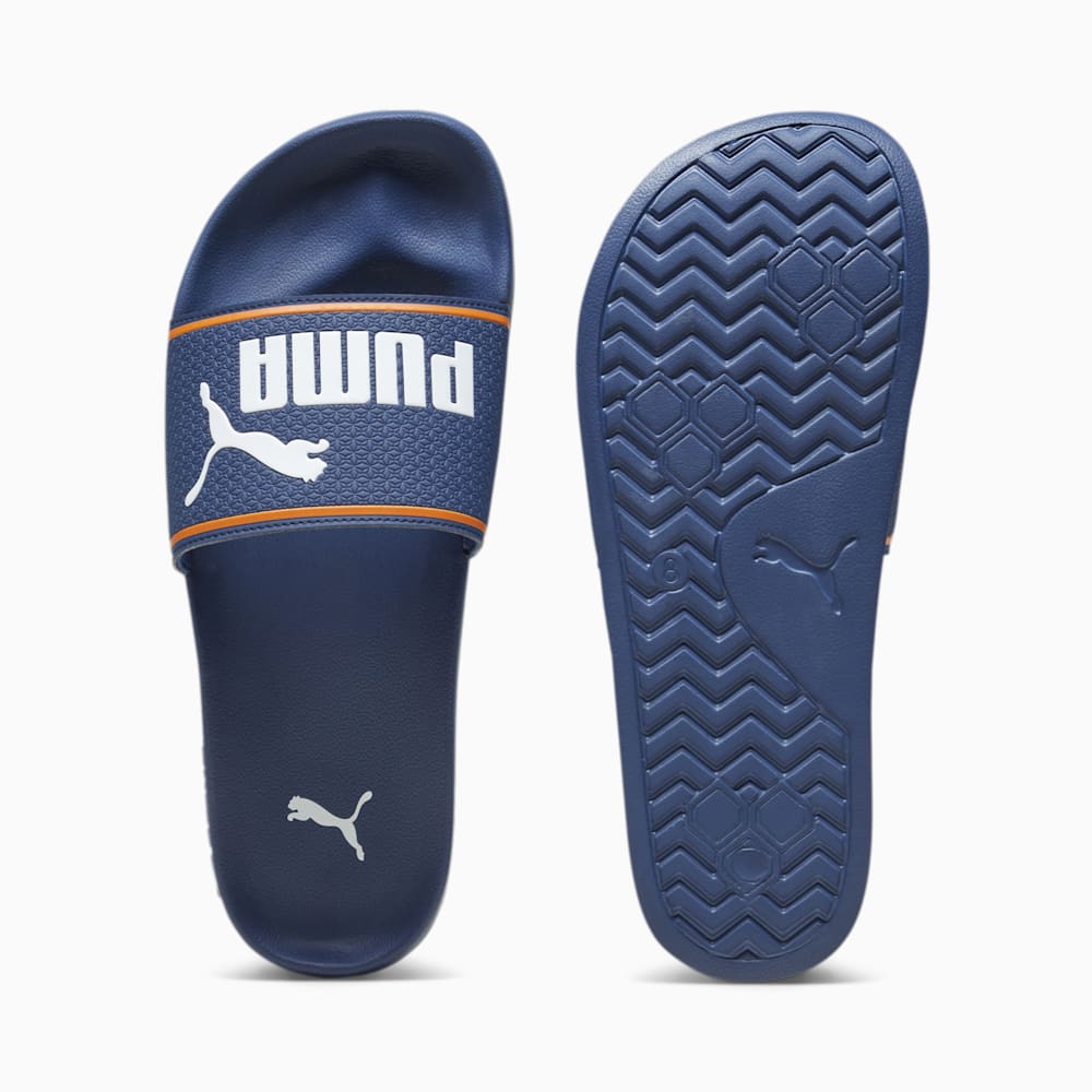 Puma Leadcat 2.0 Slides - Persian Blue-White-Pumpkin Pie