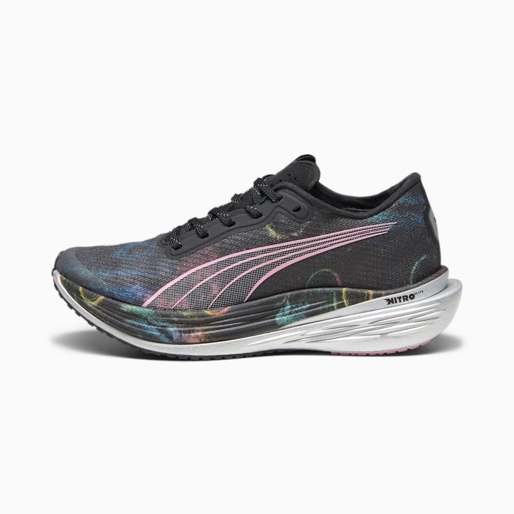 Puma Deviate NITRO? Elite 2 'Marathon Series' Running Shoes - Black-Strawberry Burst-Yellow Blaze