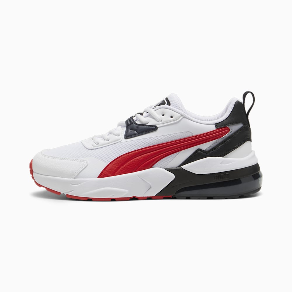 Puma Vis2K Wide Sneakers - White-For All Time Red-Black