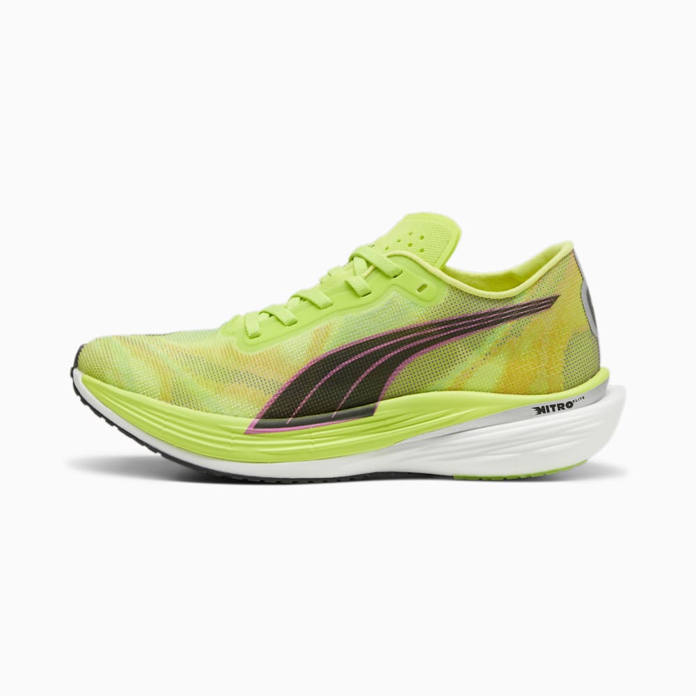 Puma Deviate NITRO? Elite 2 Running Shoes - Lime Pow-Poison Pink-Black