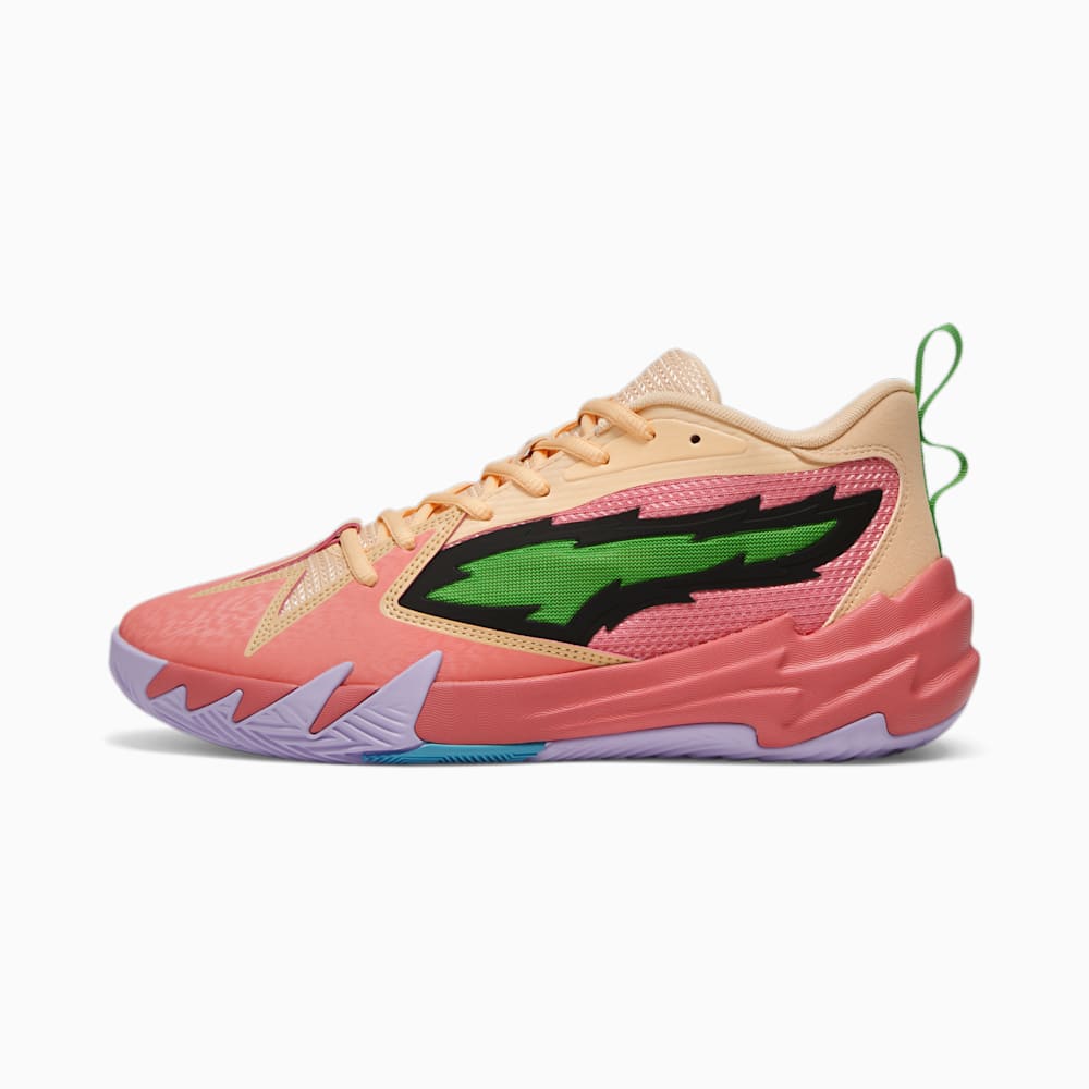 Puma Scoot Zeros Georgia Peach Basketball Shoes - Passionfruit-Green-Peach Fizz