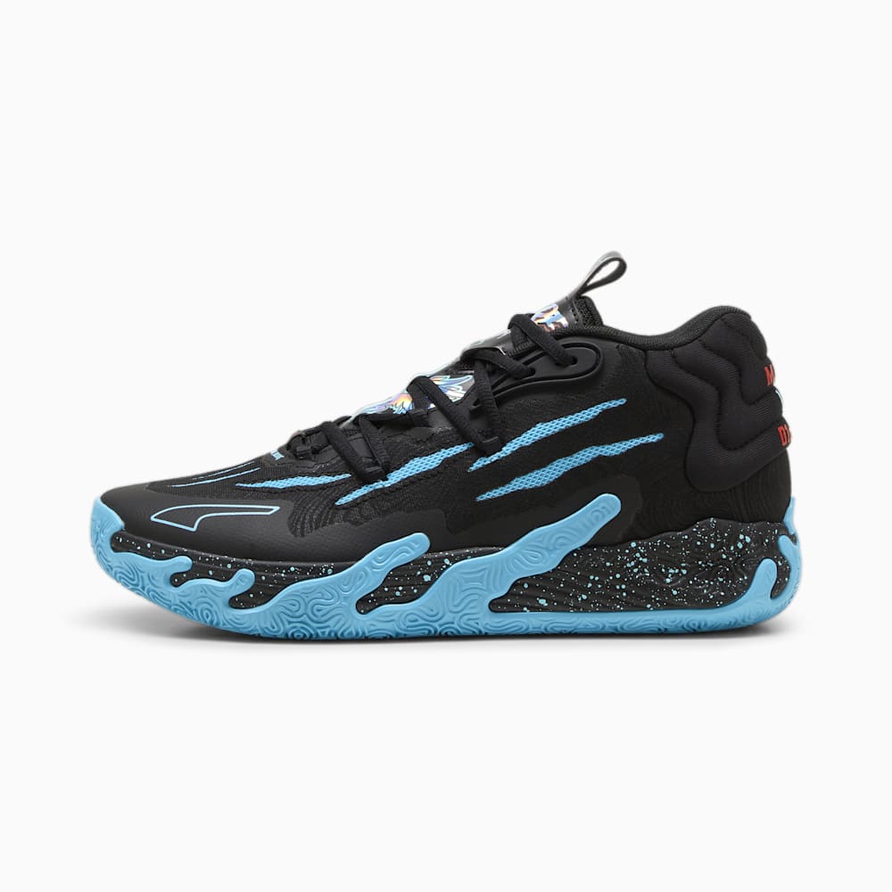 Puma x LAMELO BALL MB.03 Blue Hive Basketball Shoes - Black-Bright Aqua