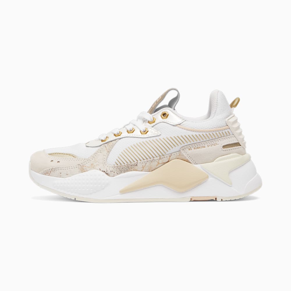 Puma RS-X Glimmer Sneakers - White-Gold-Warm White