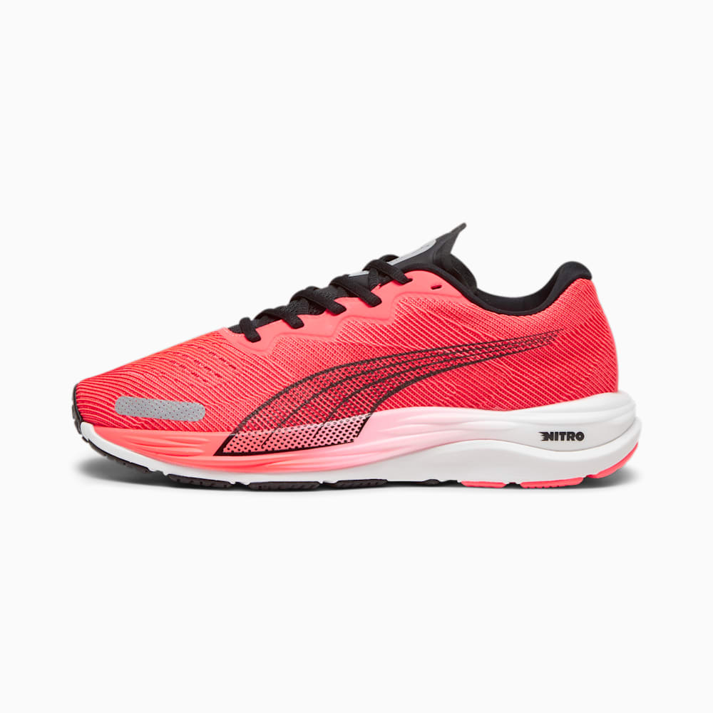 Puma Velocity NITRO? 2 Running Shoes - Fire Orchid-Black