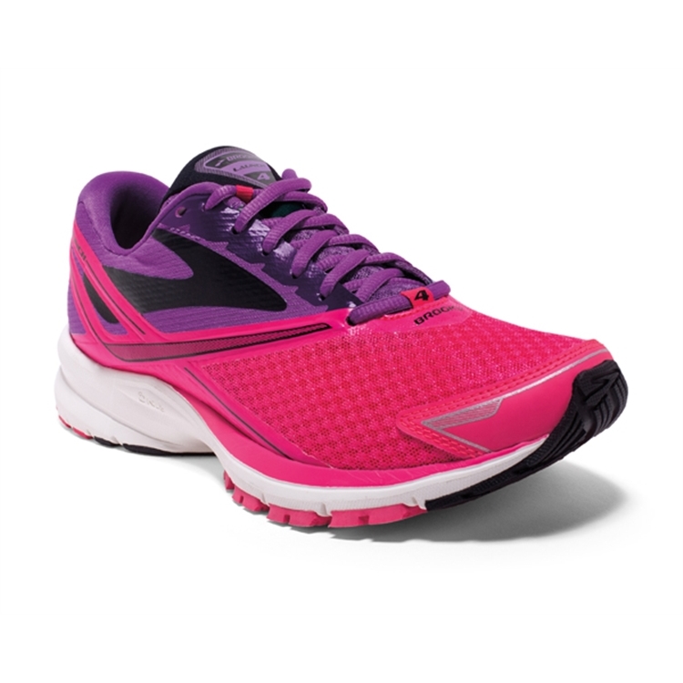 brooks Women's Launch 4 Purple / Diva Pink / Blue