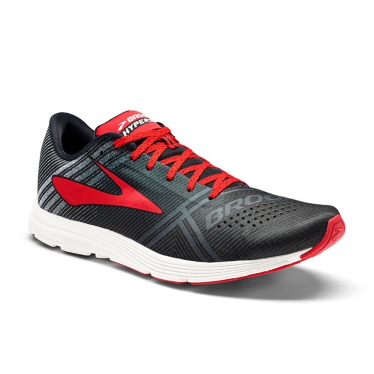 brooks Men's Hyperion Black / White / Toredor