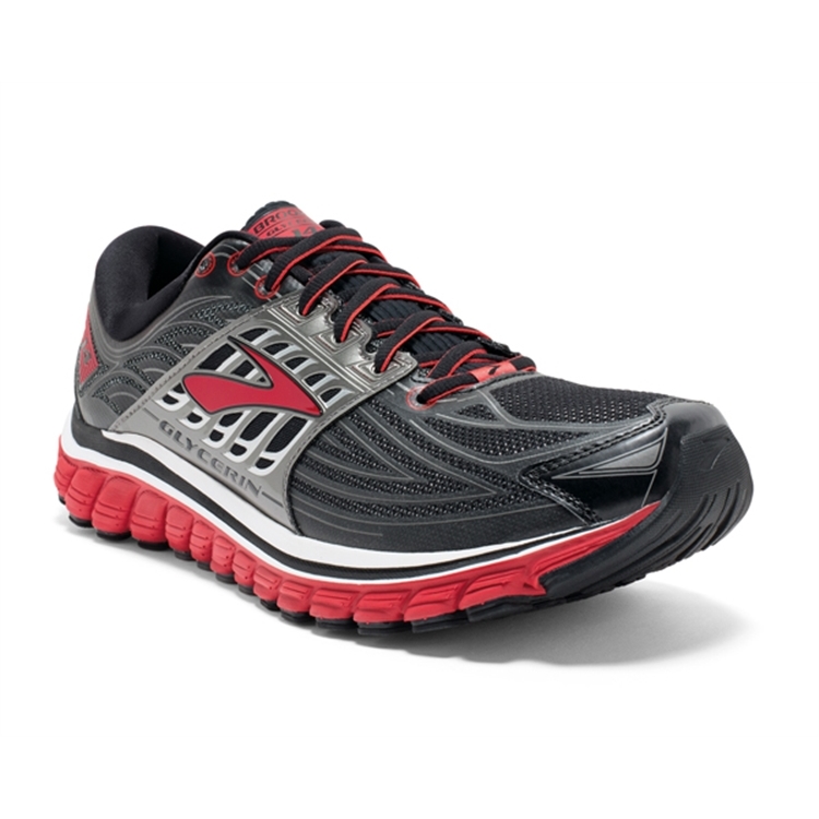 brooks Men's Glycerin 14 High Risk Red / Anthracite