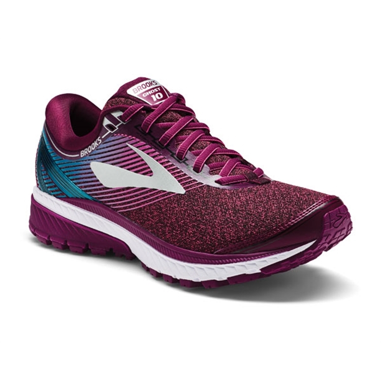 brooks Women's Ghost 10 Purple / Pink / Teal