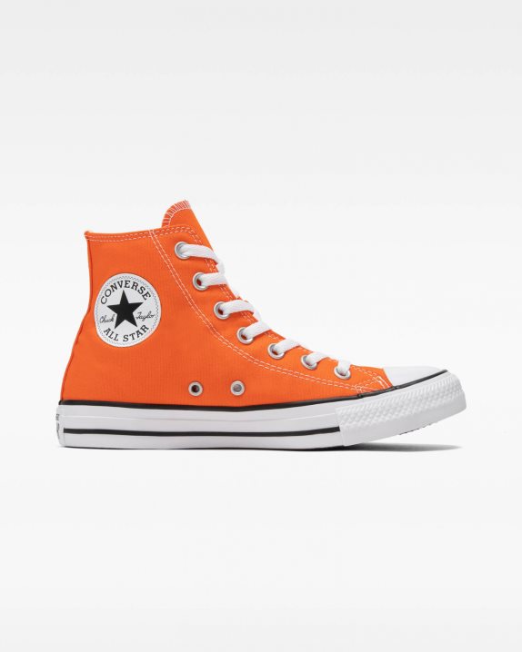 Unisex Converse Chuck Taylor All Star Seasonal Colour High Top Orange