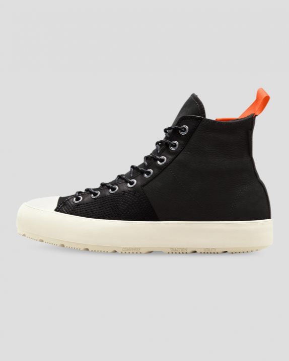 Unisex Converse Chuck 70 Waterproof Nubuck Leather High Top Black