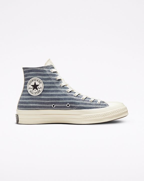 Unisex Converse Chuck 70 Beyond Retro Striped High Top Egret