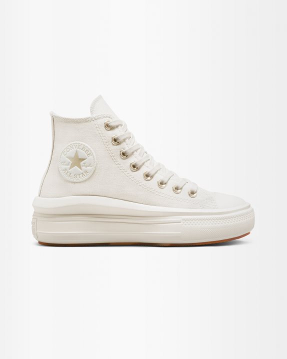 Womens Converse Chuck Taylor Move Platform High Top Natural Ivory