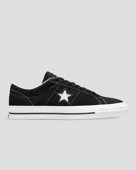 Unisex Converse CONS One Star Pro Suede Low Top Black