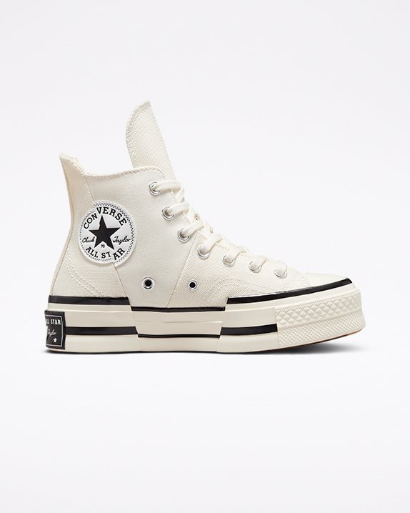 Unisex Converse Chuck 70 Plus Canvas High Top Egret