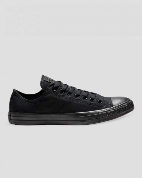 Unisex Converse Chuck Taylor All Star Classic Colour Low Top Black Mono