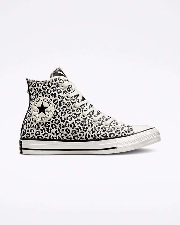 Womens Converse Chuck Taylor All Star Animalier High Top Egret