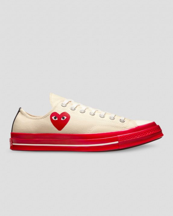 Unisex Converse X Comme des Gar?ons PLAY Chuck 70 Low Top Pristine