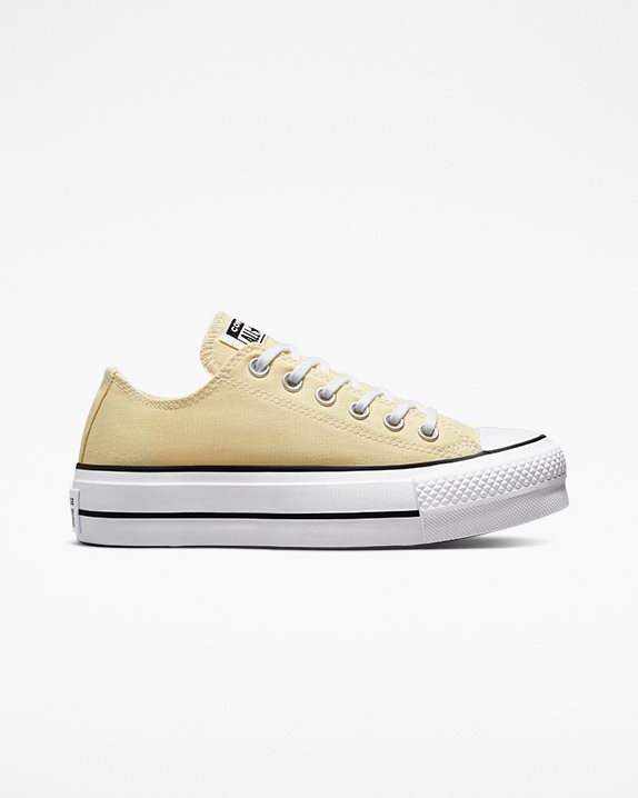 Womens Converse Chuck Taylor All Star Lift Seasonal Colour Low Top Lemon Drop