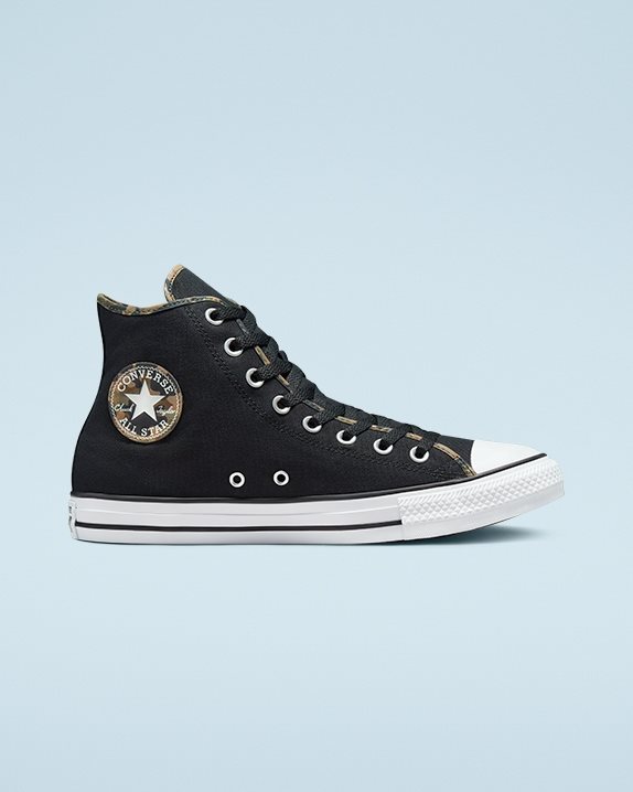 Unisex Converse Chuck Taylor All Star Desert Camo High Top Black