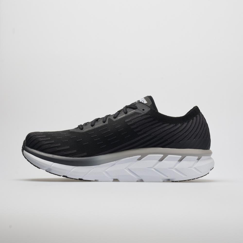 Hoka One One Clifton 5 Knit Men's Black/White Cheap sales