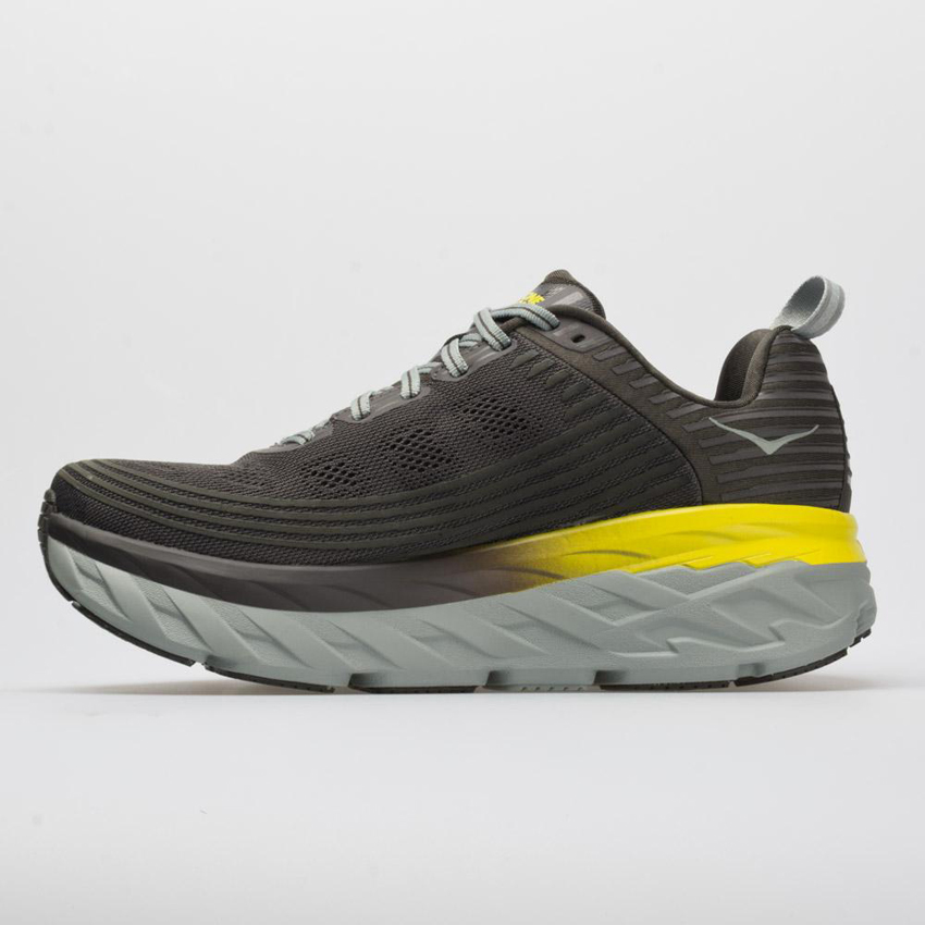 Hoka One One Bondi 6 Men's Black Olive/Pavement Online large discount inventory clearing