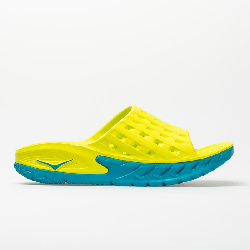 Hoka One One Ora Recovery Slide Men's Caribbean Sea/Primrose Cheap sales