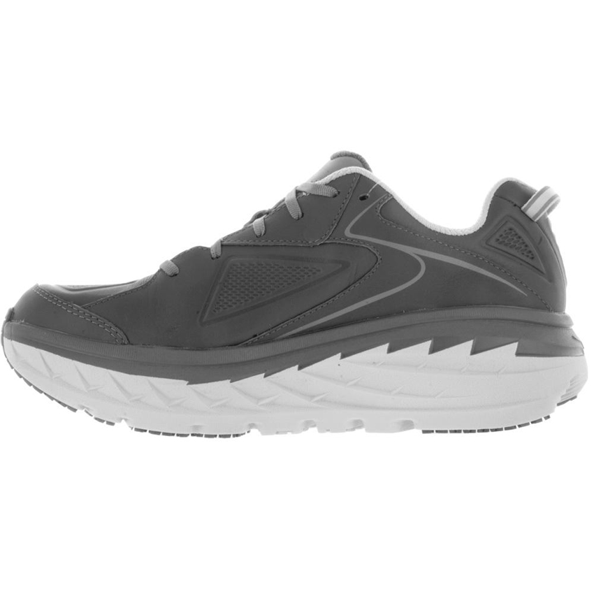 Hoka One One Bondi Leather Men's Charcoal